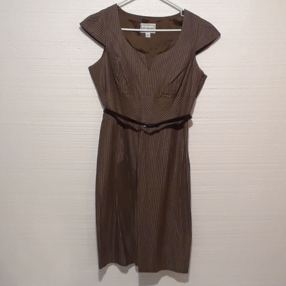Karen Stephens striped Brown dress size 8